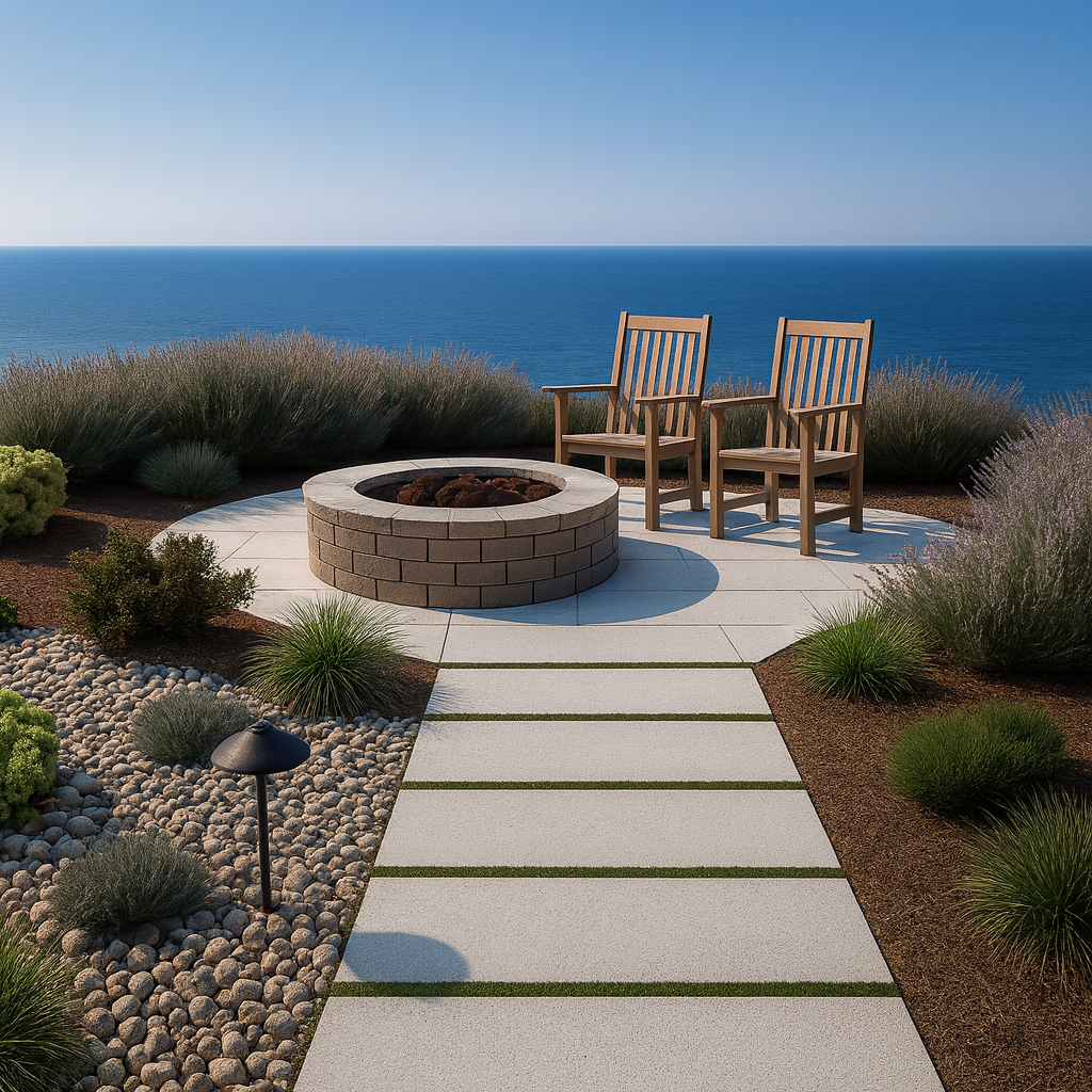 Coastal Fire Pit Design