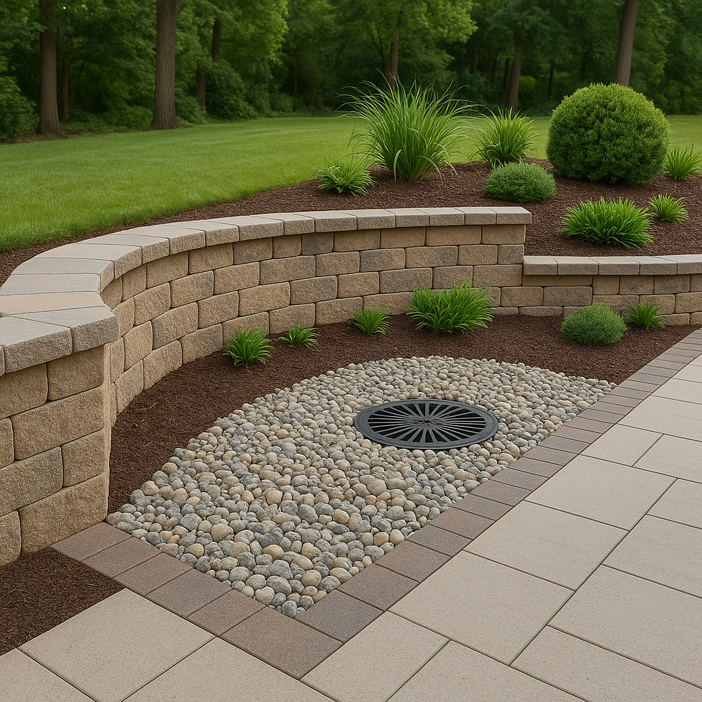 Retaining Wall & Drainage